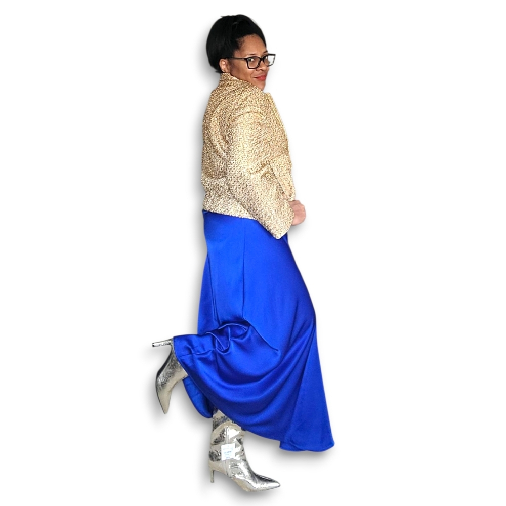 Women's Satin Maxi Skirt